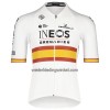 Wielershirt 2022 INEOS Grenadiers Version Spaans Kampioenschap Wit